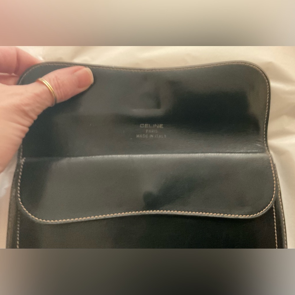 CELINE Vintage Horse Carriage Long Wallet – Archive Era. Made in Italy - Picture 4 of 14